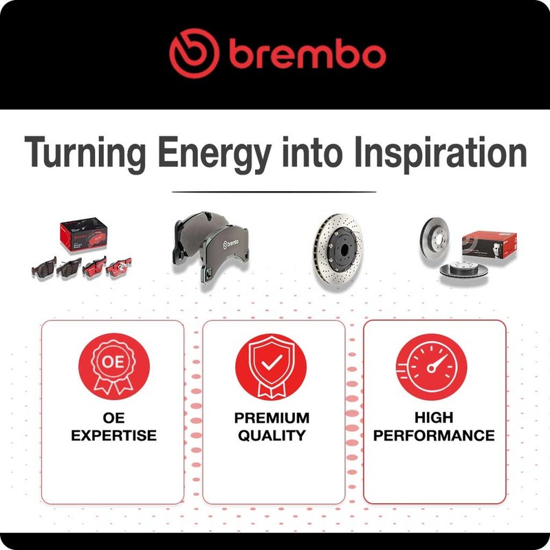 Brembo Easy Check Pair Solid Front Brake Discs 08.9621.14 gallery