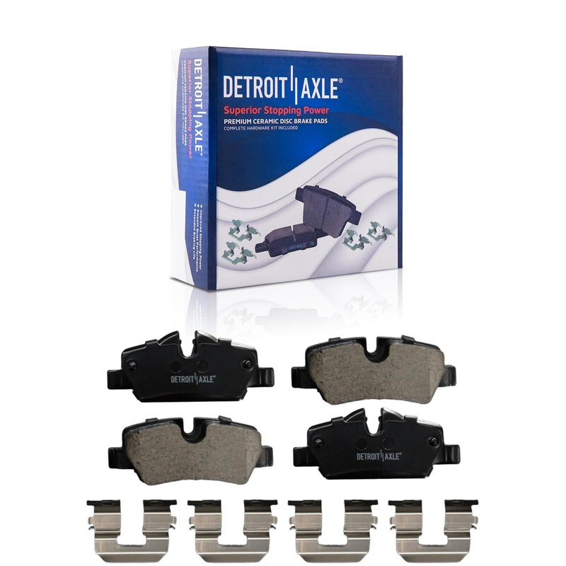 10pc Front Rear Brake Rotors Ceramic Brake Pads Kit for 2015 2016 Mini Cooper gallery