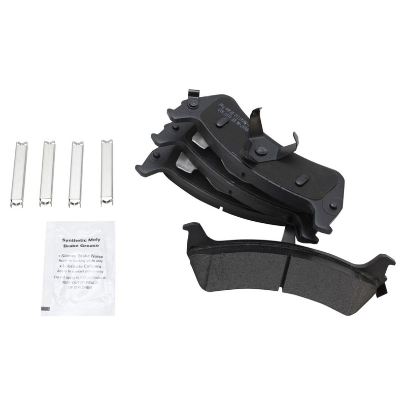 TRQ Front Rear Semi Metallic Brake Pad & Rotor Kit w/Chemicals for Sport Trac gallery