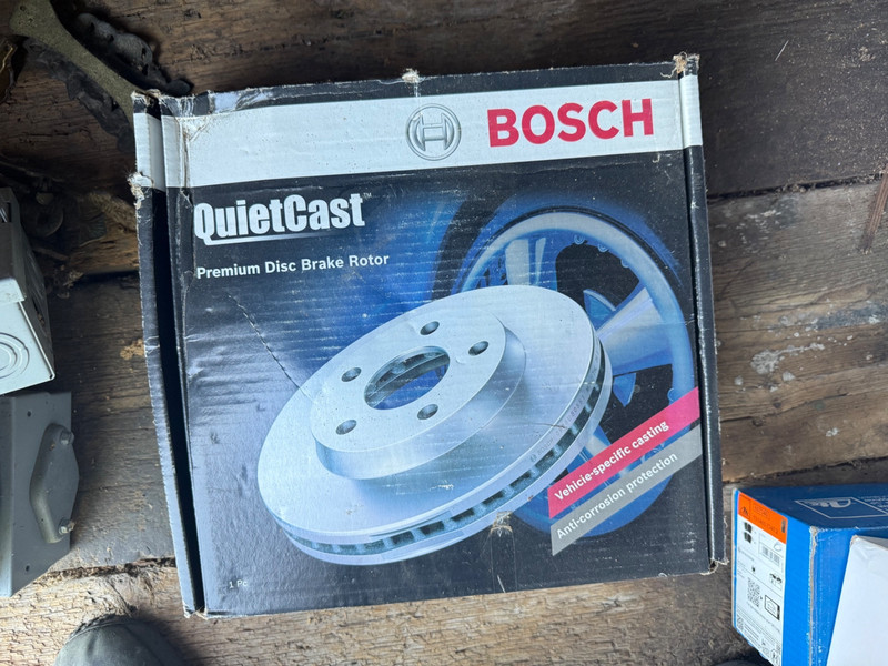 Rr Disc Brake Rotor Bosch 15010123, Bosch Brake Pads and Wheel Sensor