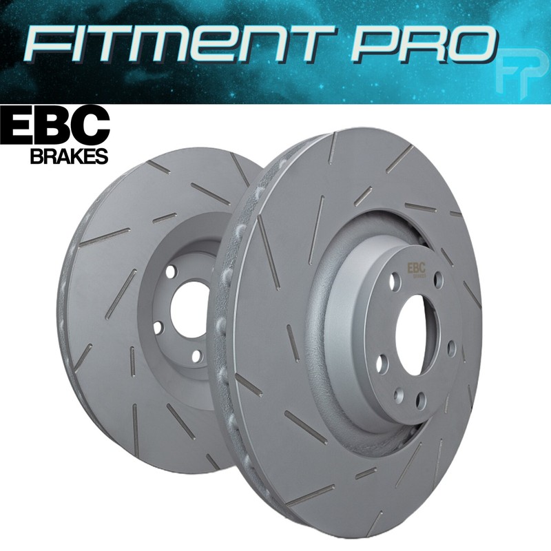 EBC Brakes Slotted Vented Front Disc Brake Rotors 2-Wheel Set FOR 12-18 Focus ST