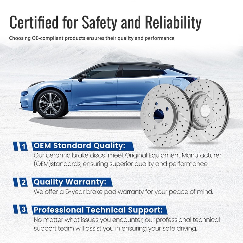 Rear Brake Rotors & Pad for Volkswagen Atlas Arteon Golf R Audi A3 Quattro Q3 S3 gallery