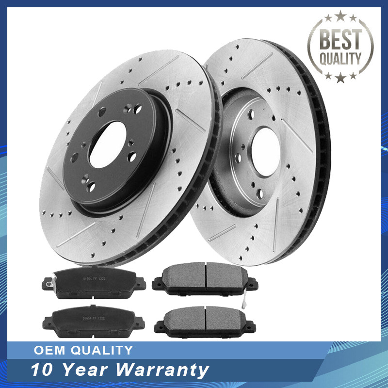 For Honda Accord Brake Rotors with Pads Front Disc Rotors 2013-2020 5 Lugs 293mm