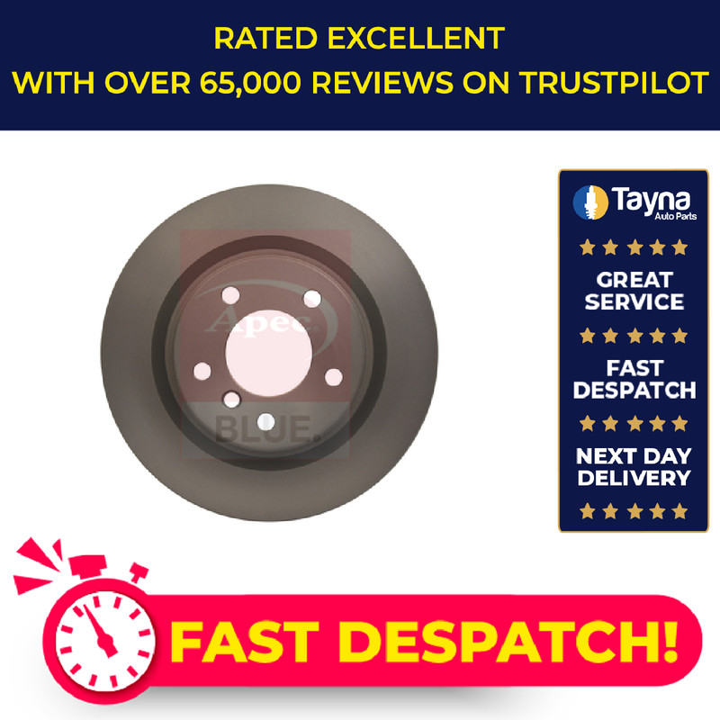 2x Brake Discs Pair Vented fits BMW 418D F36 2.0D Rear 14 to 20 300mm Set New