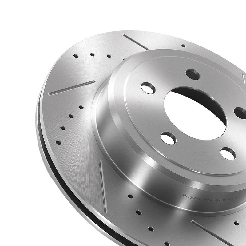 Rear Vented Brake Rotors Ceramic Pads for Dodge Challenger Charger Magnum S53024 gallery