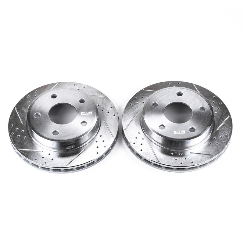 PowerStop AR8763XPR Disc Brake Rotor Set For 05-11 Dakota Raider