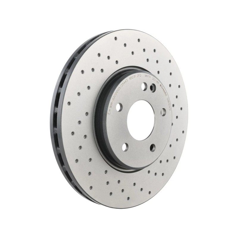 Brembo 09.9793.1X Xtra Drilled Rear Brake Disc for 2006-2013 BMW 325i/328i