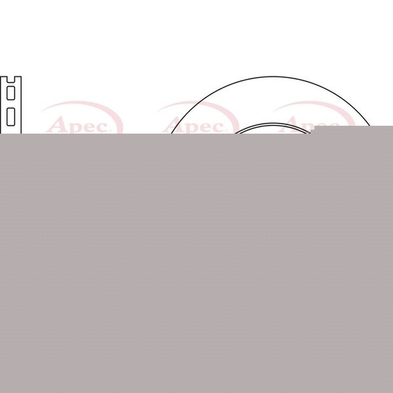 Apec Front Brake Disc DSK696 – OE High Quality Precision Engineered Part