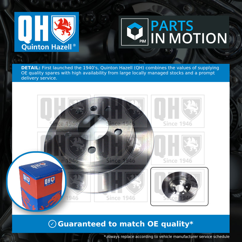 2x Brake Discs Pair Solid fits MERCEDES A180 W169 2.0D Rear 04 to 12 OM640.940