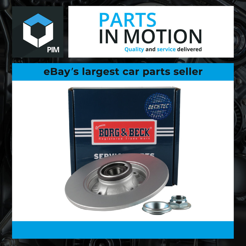 2x Brake Discs Pair Solid Rear 244mm BBD6194S Borg & Beck Set 1623835180 Quality