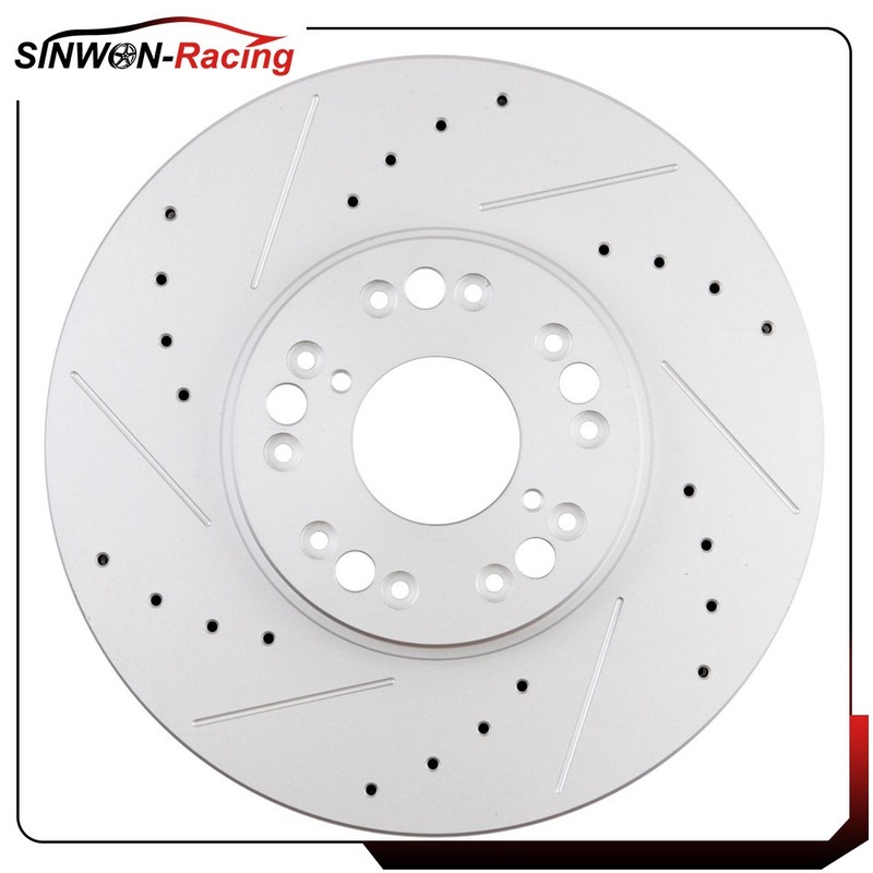 Front Rear Brake Rotors Slotted For 2002-2010 Lexus SC430 Base 4.3L 2008 2005 gallery