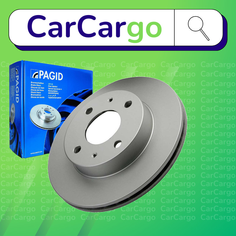 Pagid Vented Front Brake Discs Pair For Suzuki Carry 1.3 16V 2000-2024 231 mm