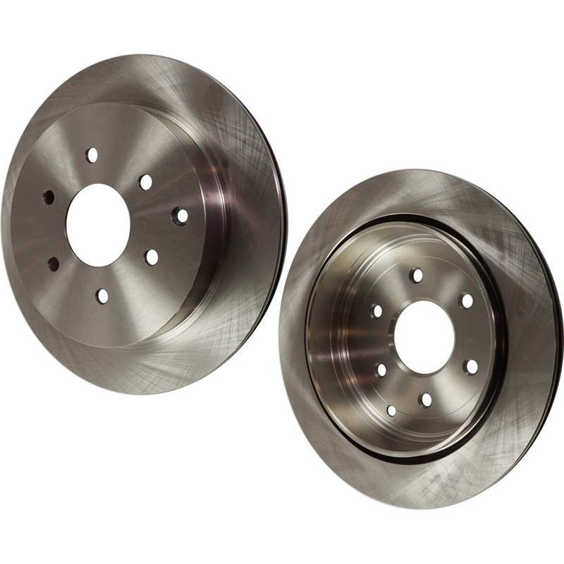 SureStop Brake Disc For Infiniti QX80 2014-2021 Rear | 2-Wheel Set Plain Surface