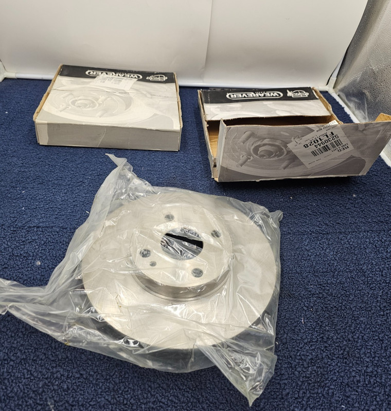 (QTY 2) YH145237 Disc Brake Rotor For 1999-2003 Mazda Protege Models Front