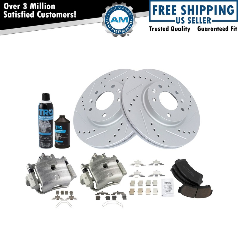 Front Brake Pad & Rotor Kit Fits Ford Lincoln Mercury
