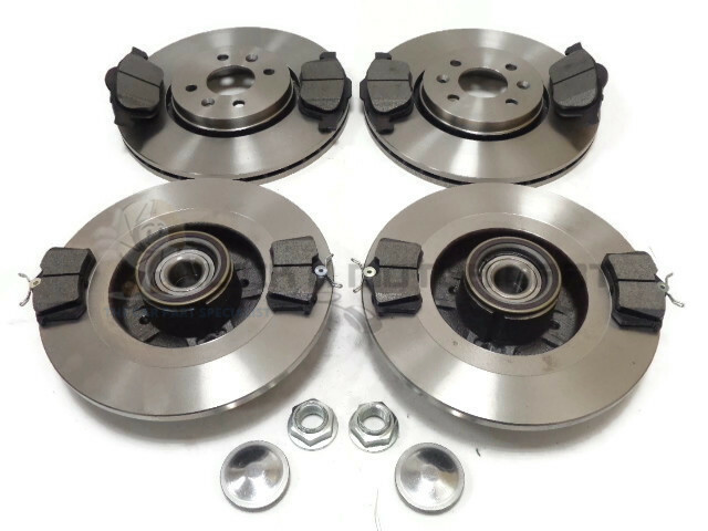 RENAULT GRAND SCENIC 1.5 1.9 DCi FRONT & REAR BRAKE DISCS & PADS WHEEL BEARINGS