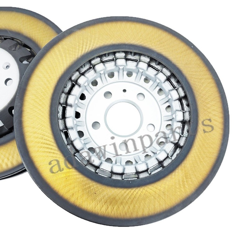 2Pcs Performance Front 375mm Vented Brake Disc Rotors For Audi A6 A8 Q Q7 Q8 gallery