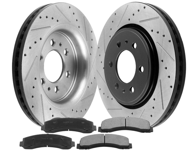 Front Disc Brake Rotors and Pads for Lincoln Navigator Ford F-150 Expedition gallery