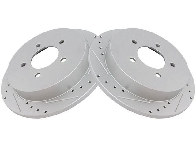 For 2002 Lincoln Blackwood Brake Rotor Set Rear 53777KHMV Brake Rotor