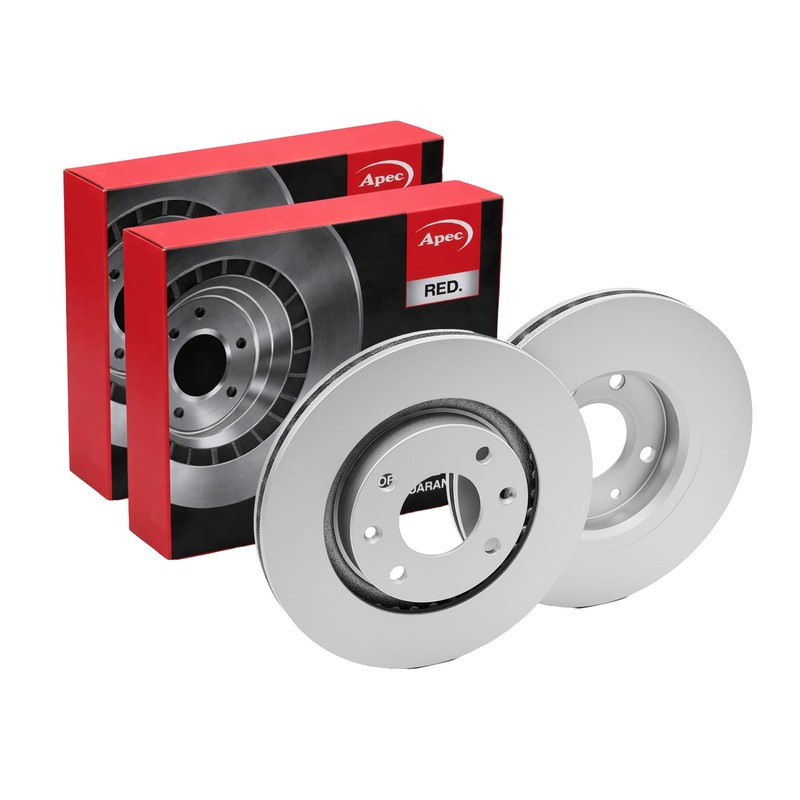 2x APEC Front Brake Discs For DS DS 3 Convertible (SB_) 1. 73kW/99HP/1560cc