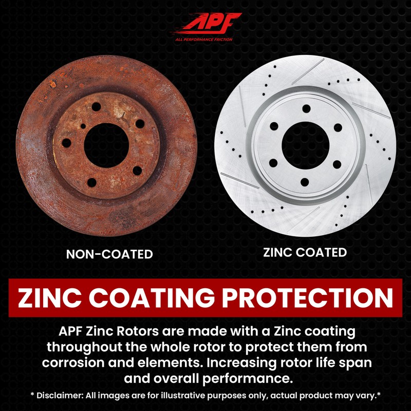 Rear Drill/Slot Rotors + Ceramic Copper Free Pads For INFINITI/Nissan 03-22 gallery