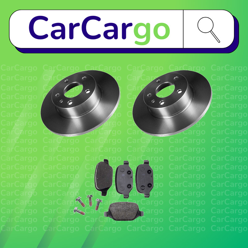 Rear Brake Discs and Pads Alfa Romeo 156 1.6/1.8/2.0/2.5 Petrol 2000-2006 251mm