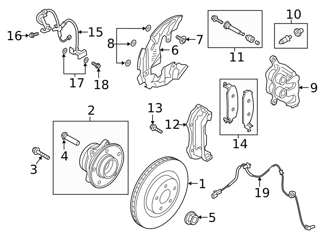 Genuine Ford Disc Brake Rotor Front L1MZ-1125-A gallery