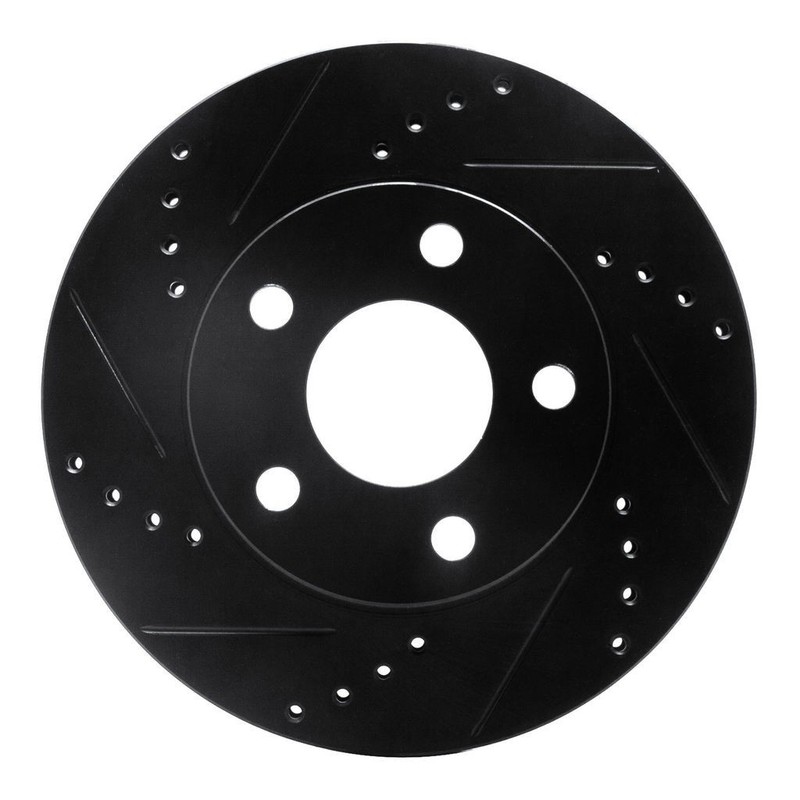 For Buick Regal 1997-2004 Rotor Set | Drilled And Slotted Rotor Style | Black gallery