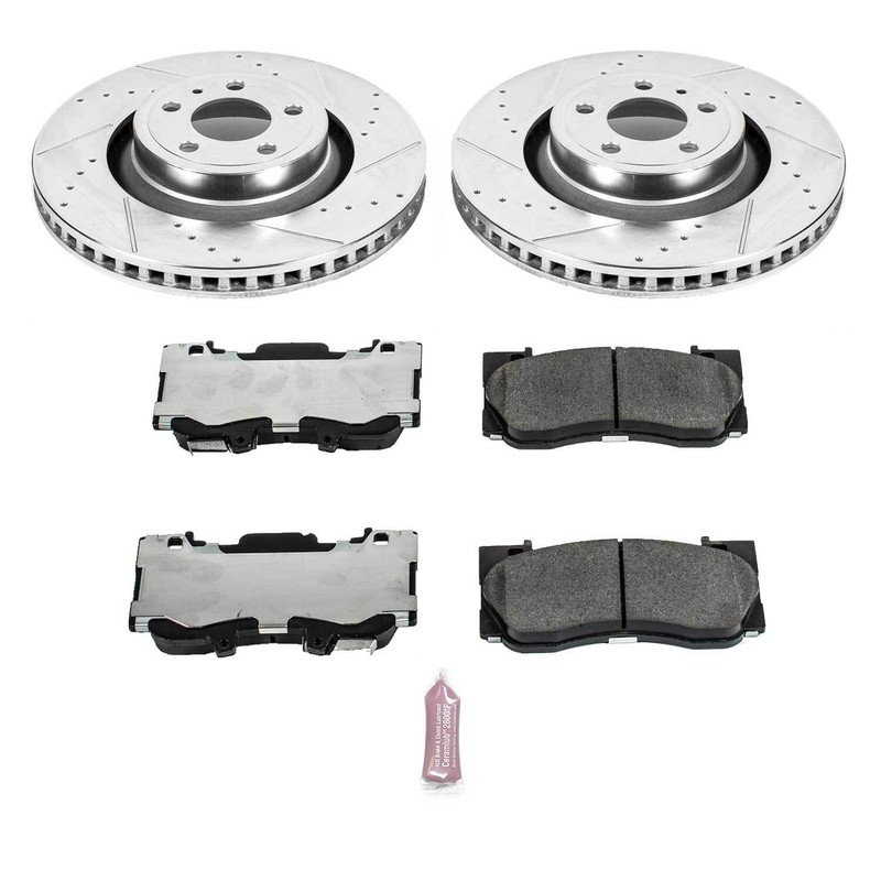 Power Stop K6806-26 1-Click Street Warrior Z26 Brake Kit for 15-18 Ford Mustang gallery