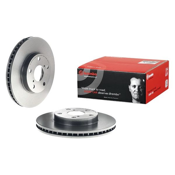 For Toyota RAV4 01-05 Brembo UV Coated Series Plain Vented Front Brake Rotor