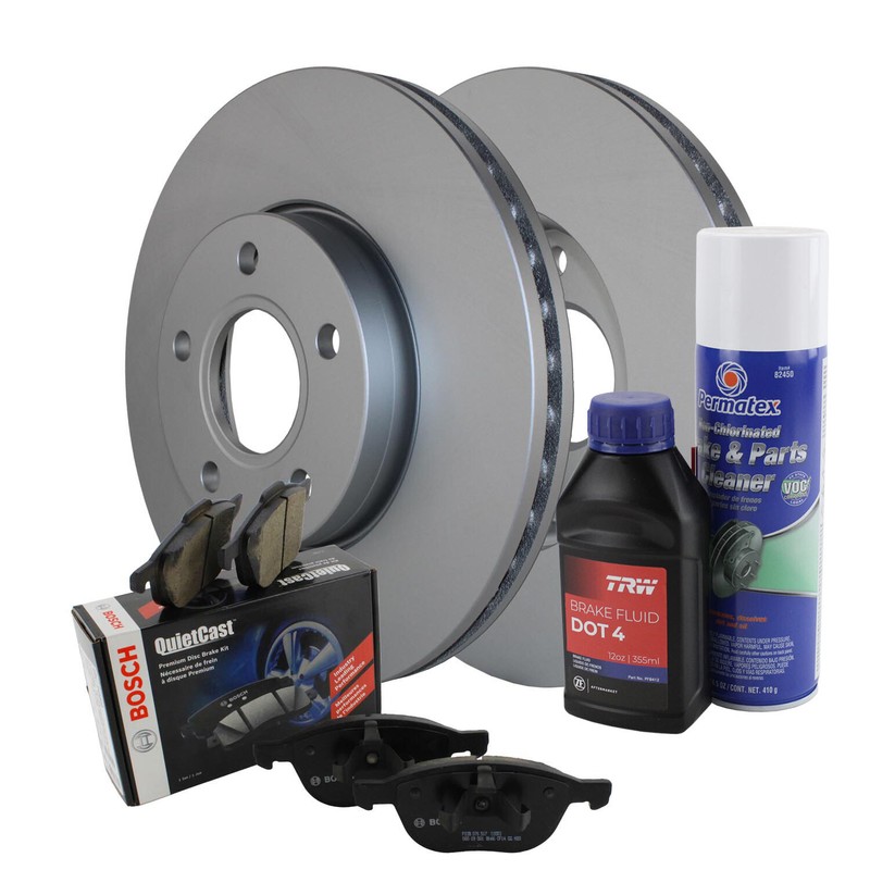 Front Brake Kit 278mm Rotors Bosch Ceramic Pads For C-Max Focus C30 C70 S40 V50