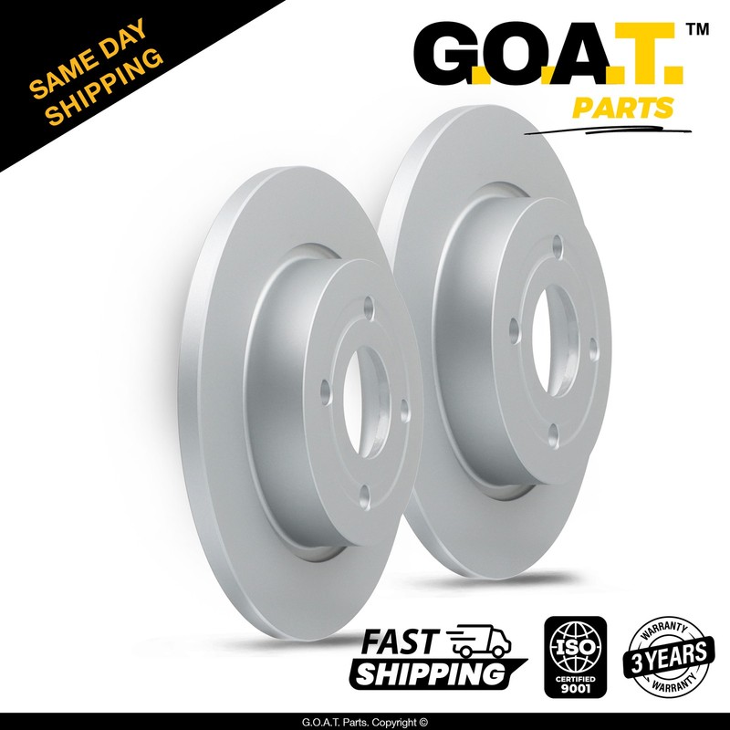 Rear Brake Rotors Set for 2018-2022 Ford EcoSport 10.67 inch Replacement