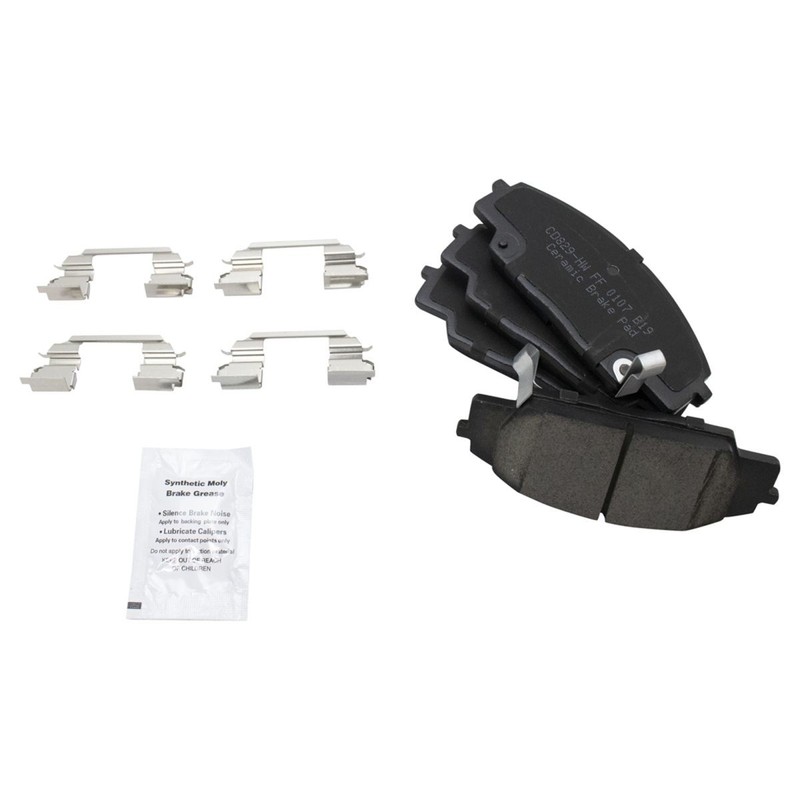 Front & Rear Ceramic Brake Pad & Rotor Kit w/Fluids for Honda Civic Si gallery