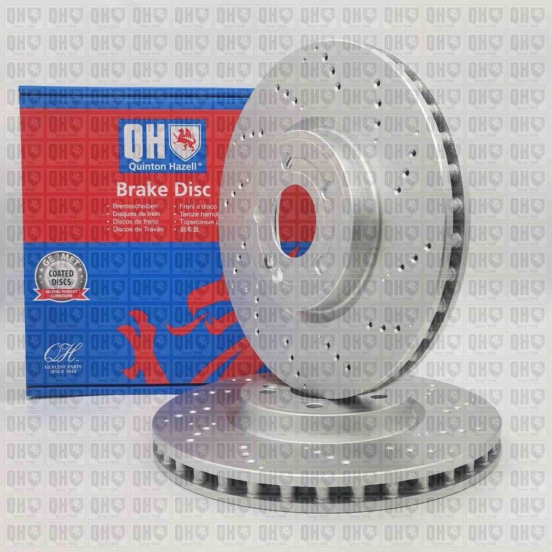 2x Brake Discs Pair Vented fits MERCEDES CLA220D C118, X118 2.0D Front 2019 on gallery
