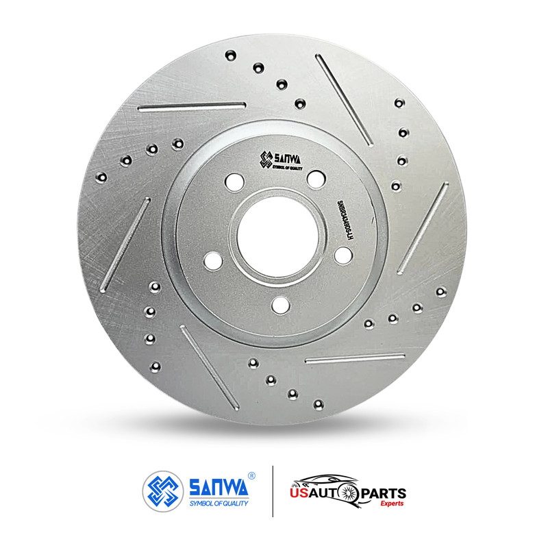 PAIR OF FRONT BRAKE ROTOR VENTED & GEOMET COATED D&S 320 mm FOR FORD FOCUS 04-19 gallery