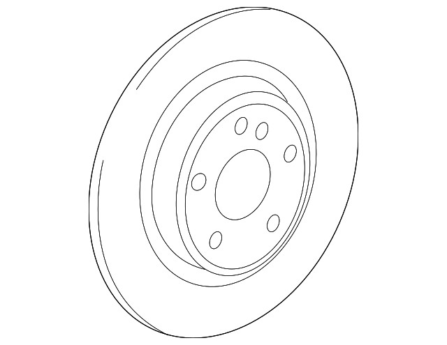 Genuine Mercedes-Benz Disc Brake Rotor 247-423-02-12-07 gallery