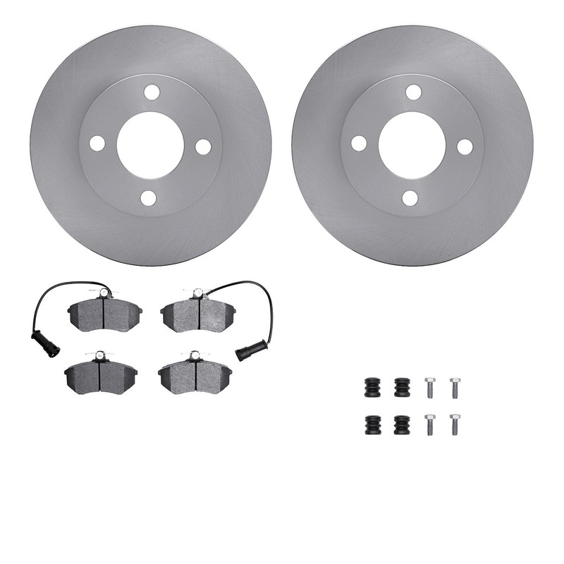 Dynamite Friction Disc Brake Kit for Audi 100, 100 Quattro 6512-73080