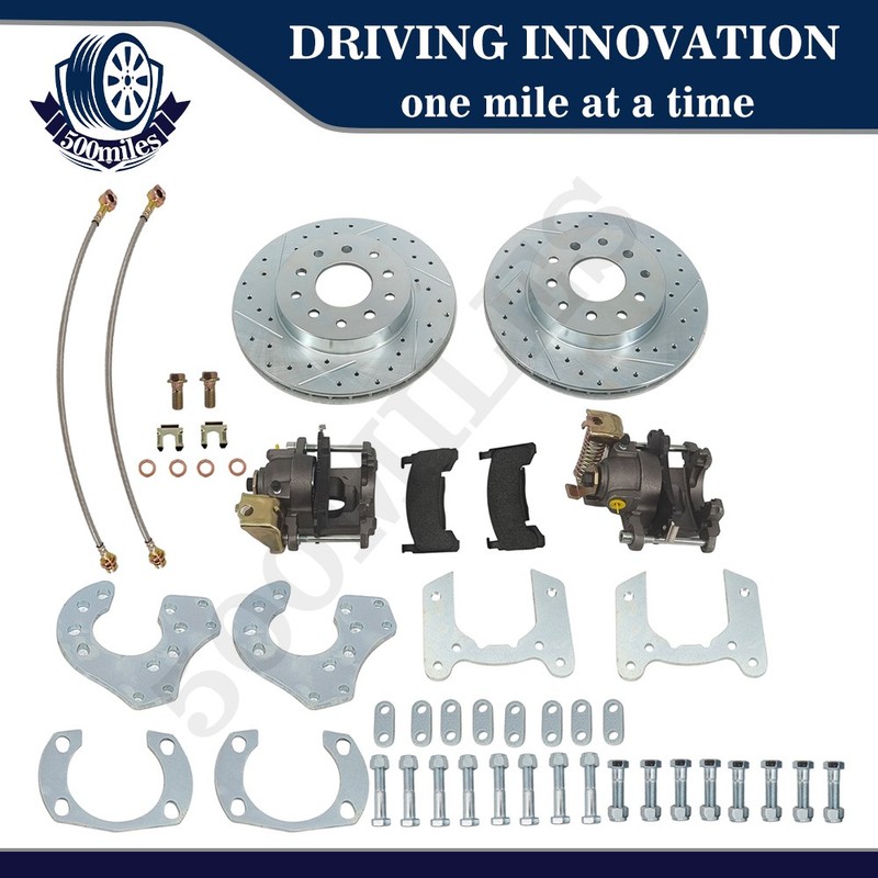 New w/ E-Brake Caliper Set Fits Bolt-On Rear Disc Brake Kit for Ford 9 Inch