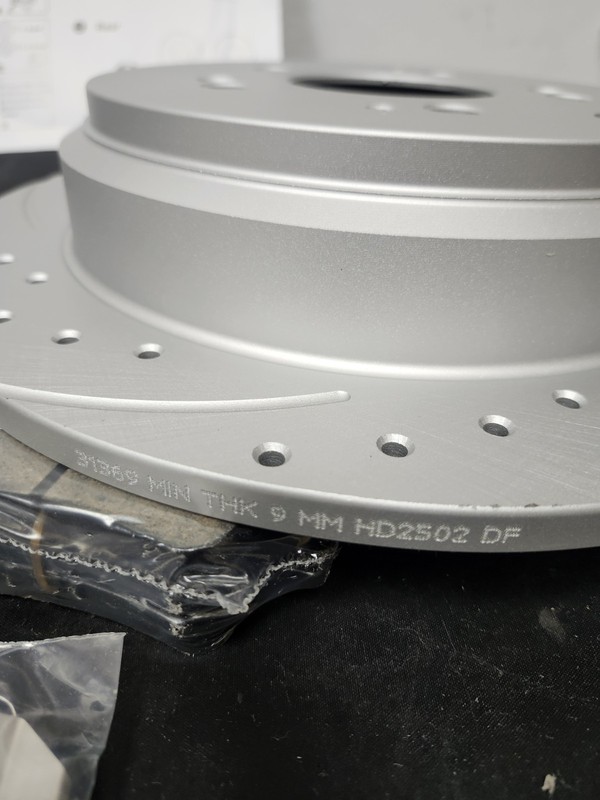 New Pair Of Rotors 31369 Min Thk 9 Mm Hd2502 Df gallery