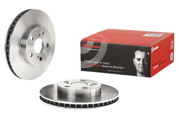 2x Brake Discs Pair Vented fits TOYOTA VISTA V5 1.8 Front 98 to 03 1ZZ-FE 255mm gallery