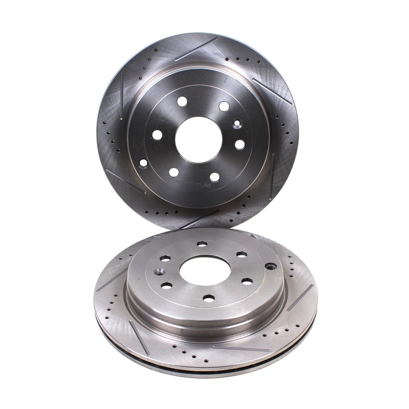Rear Drilled Brake Rotors 55151 For Buick Enclave 2008-2017 gallery