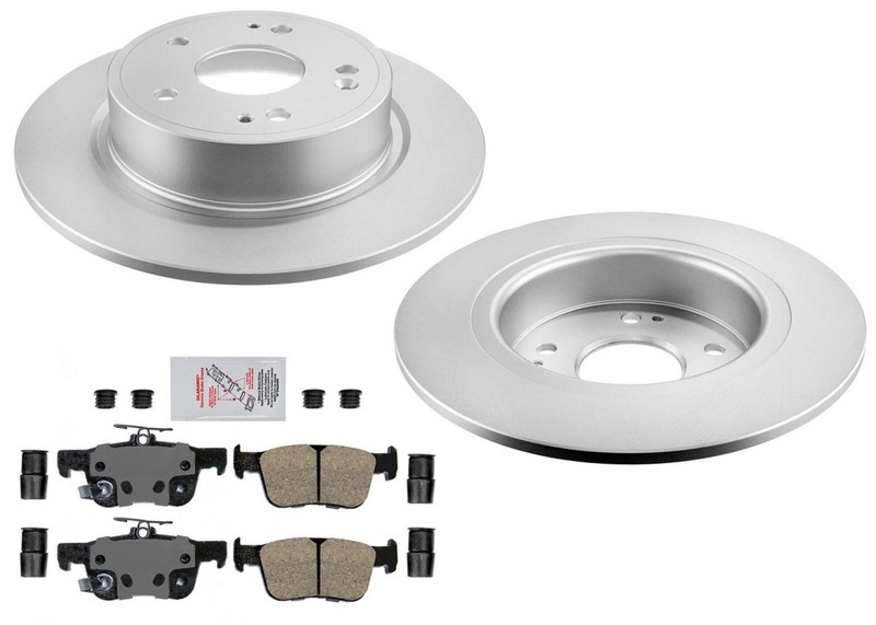 Disc Brake Rotors & Ceramic Brake Pads Fits Honda Accord Sport Touring 2018-2022