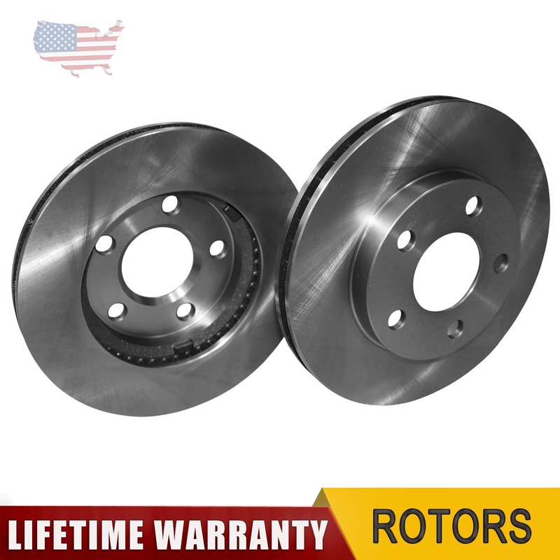 Front Disc Brake Rotors for Chevy Classic Malibu Pontiac Grand Am 1997-2005 Pair