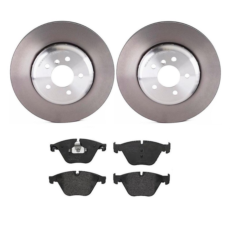 Brembo Front Brake Kit 348mm Disc Rotors & Low-Met Pads For BMW F06 F10 F12 F13