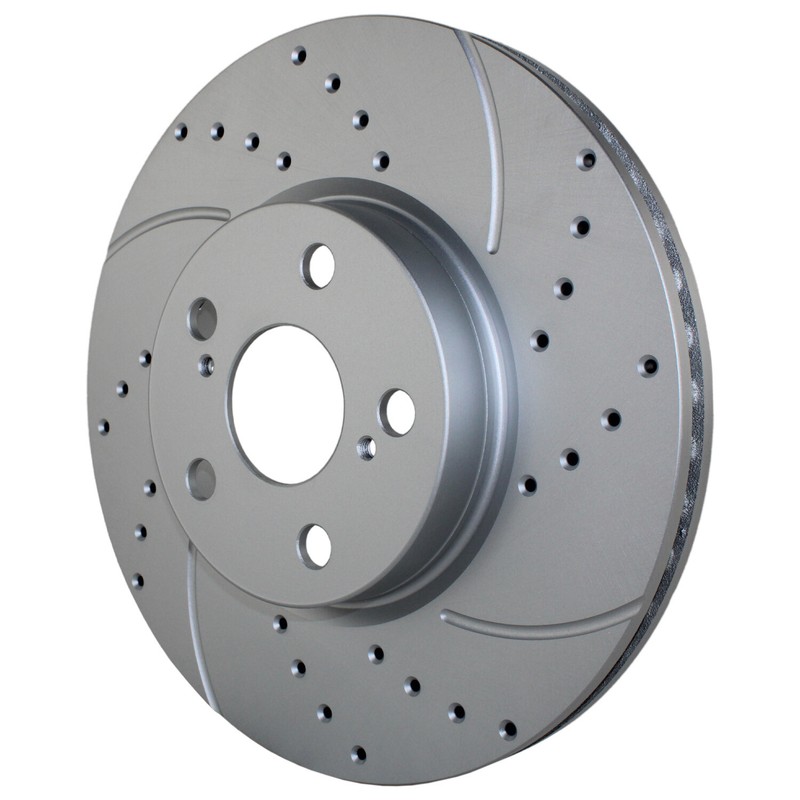 Bison Performance Front Coat Drilled 275mm Brake Disc for Vibe xD Corolla Matrix gallery