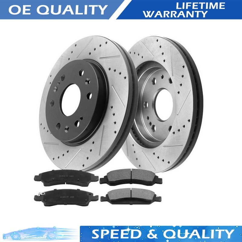 Front Brake Rotors and Brake Pad for Chevy Silverado GMC Sierra 1500 Tahoe Yukon