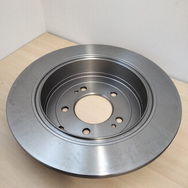 Brake Discs 2 Pieces Rear Pair 302mm 104850729 Solid for Hyundai KIA by Eicher gallery