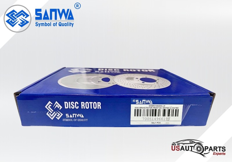 PAIR OF FRONT LH BRAKE ROTOR VENTED & GEOMET COATED D&S 296 mm FOR ALTIMA 07-23 gallery