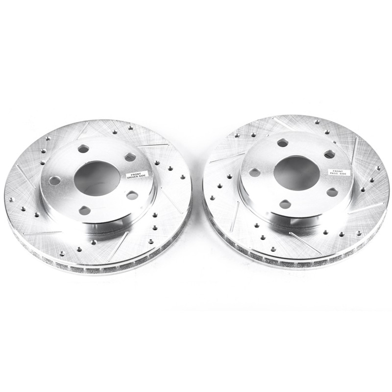 Power Stop Evolution Drilled & Slotted Rotors for Toyota MR2 1991-1995 – Pair gallery