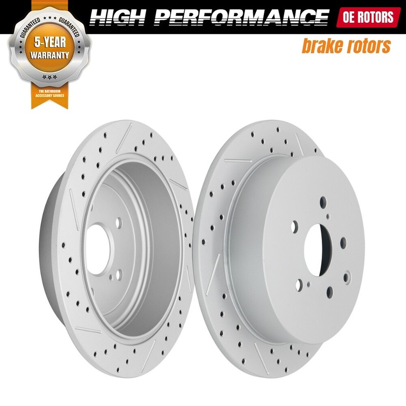 For Lexus Rx350 Rx450H Toyota Highlander Sienna Rear Disc Brake Rotor Set